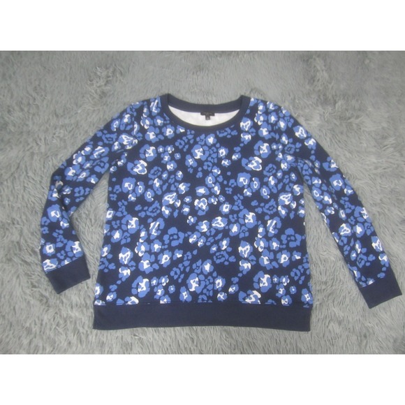 Talbots Tops - Talbots Shirt Womens Petite Small Floral Design Print Long Sleeve Crew Neck Top
